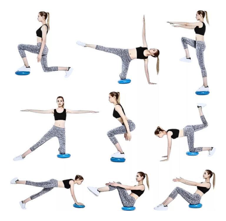 Disco De Equilíbrio Inflável Yoga Pilates Fisioterapia Com Bomba Infladora Tomóvi (3)