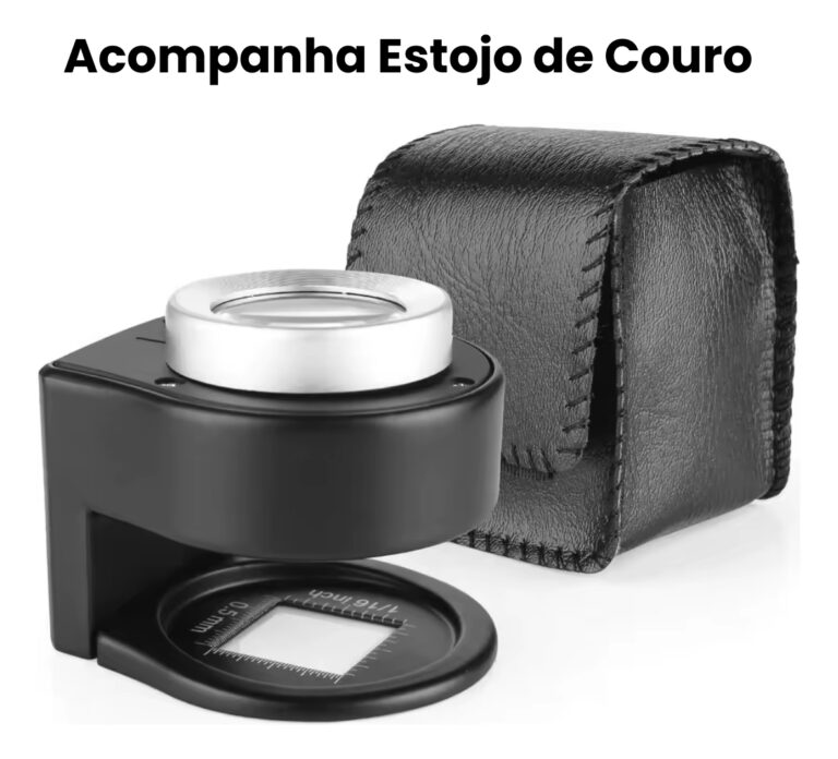 Lupa De Mão Portátil Conta Fios Com Lente De Vidro Ótico Zoom 30x Tomóvi (4)