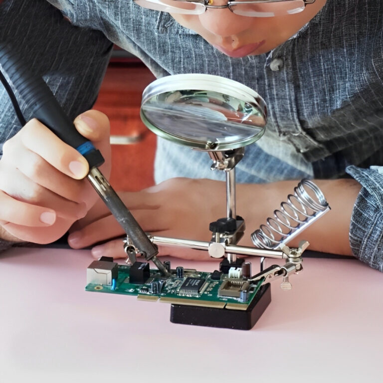 Lupa Para Solda Com Garras E Suporte Para Ferro Solda Braço Articulável Tomóvi (1)