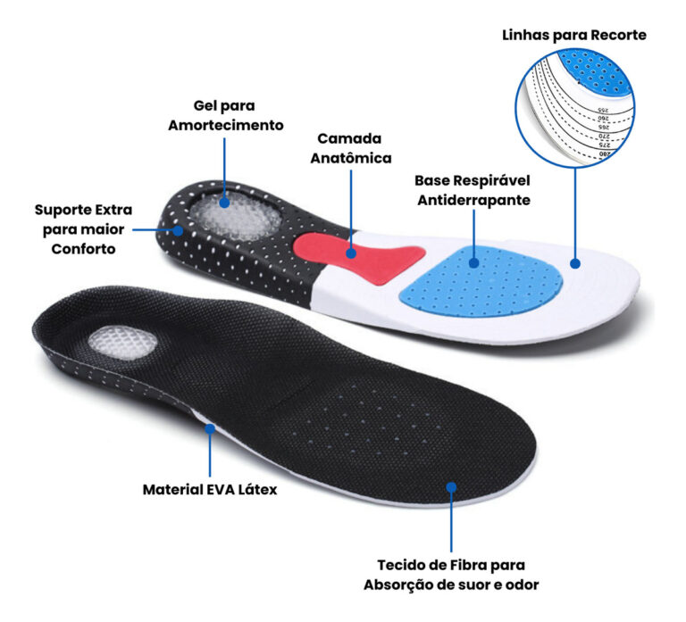 Palmilha Ortopédica Esportiva Anti Impacto Confortável Tamanho Da Palmilha 41_46 (7)