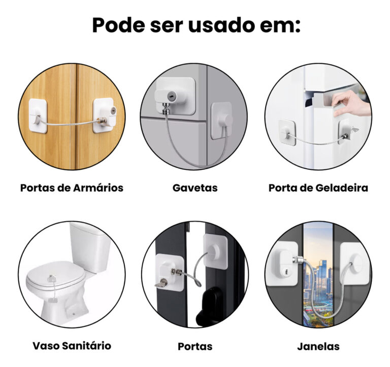 Tomóvi trava cadeado de segurança janela porta geladeira gaveta (4)