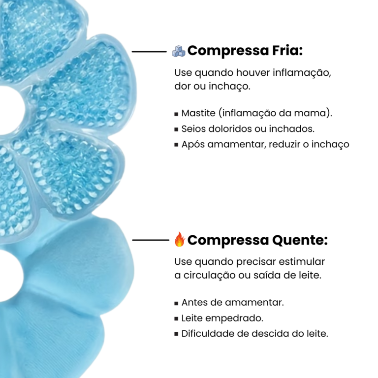 Design anatômico com abertura central e face aveludada para contato confortável e adaptação aos seios. (1)